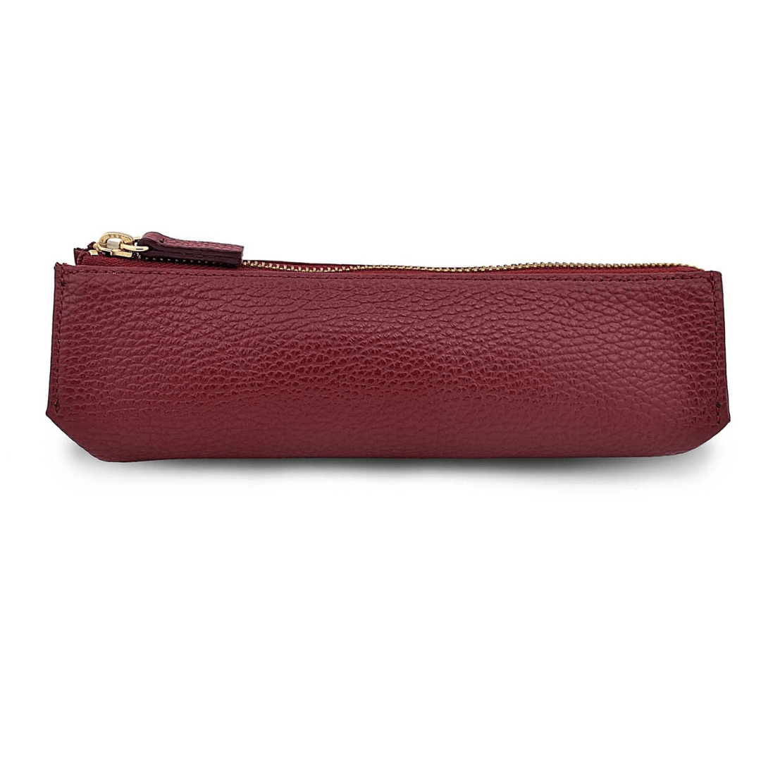 HENRIETTA PENCIL CASE DARK RED