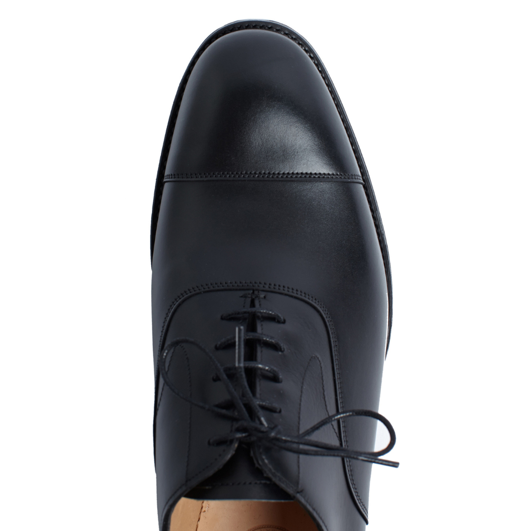 ALFRED OXFORD LEATHER SHOE BLACK