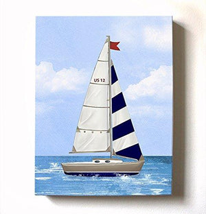 Nautical Nursery Decor Canvas Wall Art For Boys Muralmax Interiors