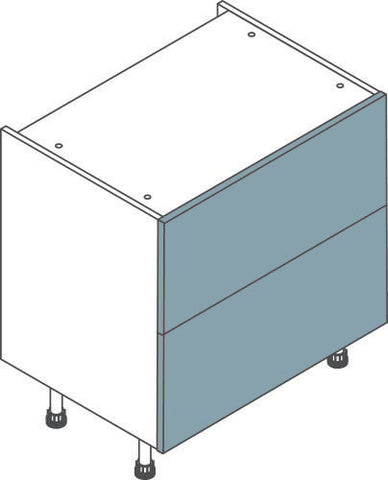 900mm Clicbox Two Drawer Flatpack Soft Close Kitchen Units New Colours Just Click Kitchens