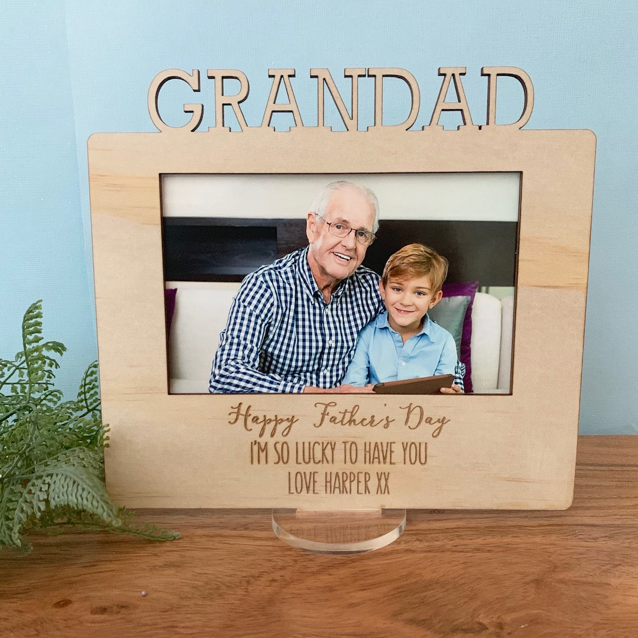 Custom Father's Day Frame – Name It Custom Decor