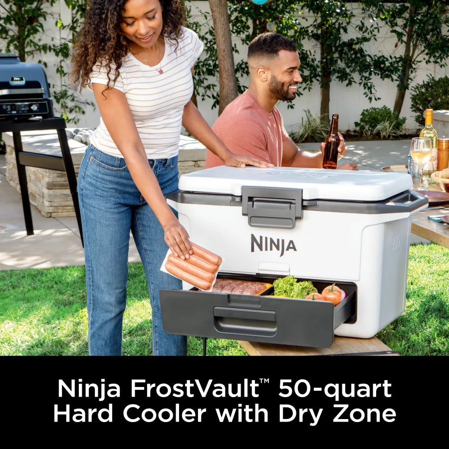 Ninja FrostVault™ 50qt Hard Cooler with Dry Zone in Cloud White - Image 8