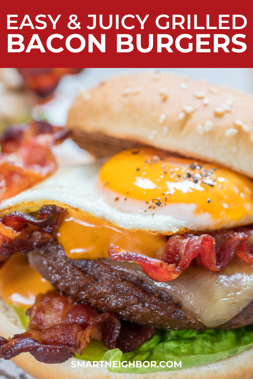 Pinterest Easy & Juicy Bacon Burgers Recipe