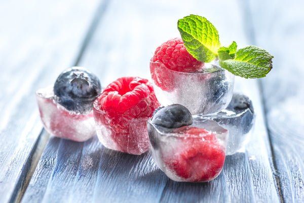 fruit ice cubes