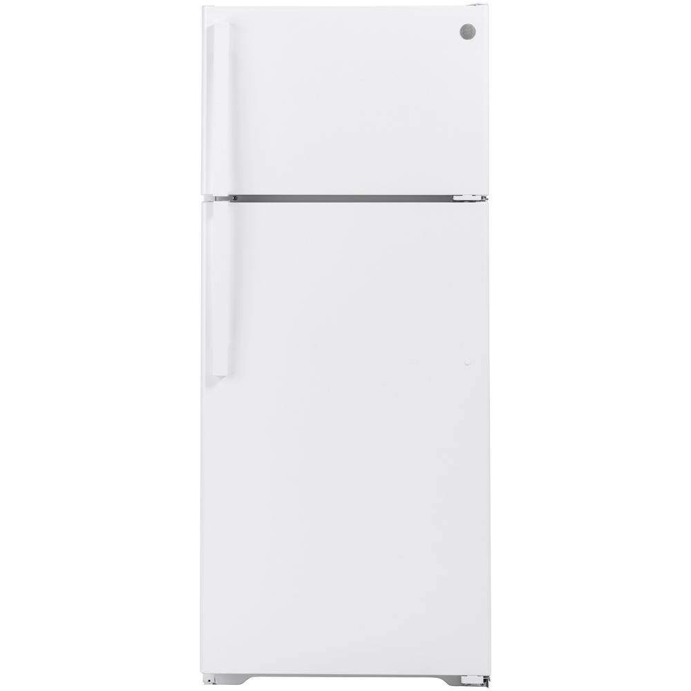 GE 17.5 Cu. Ft. Top-Freezer Refrigerator White