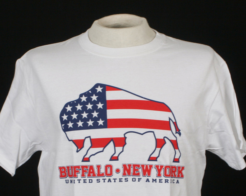 Buffalo USA Flag Tee Shirt – BuffaloMart