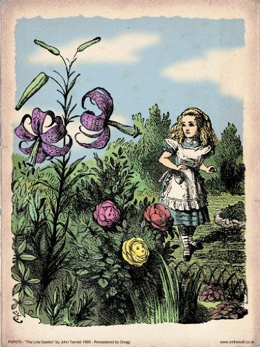 Drink Me  Vintage Alice In Wonderland Tea Party Poster - Moodthology Papery