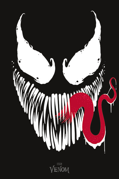 Venom (Face) 61x91.5cm Poster – On the Wall Art Prints