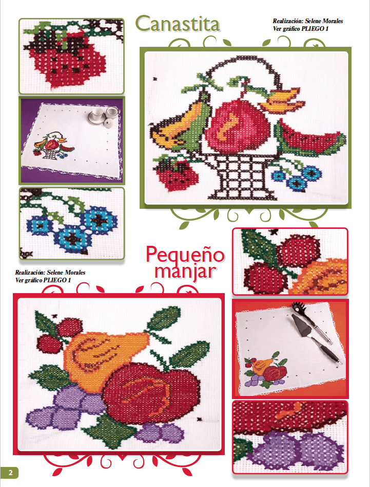 Punto De Cruz No.08 embroidery Pattern Magazine by Muestras Y Motivos Title  Defaul Title 