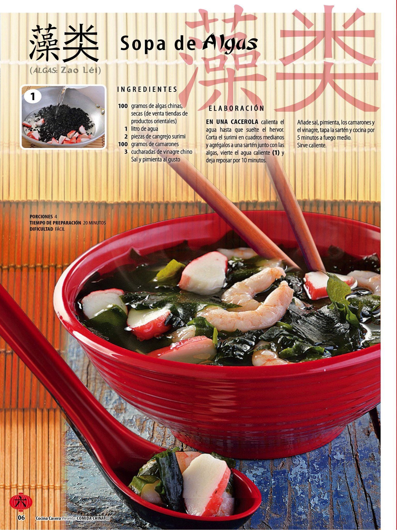 Cocina Casera Presenta 20 Comida China Vol Iii Formato Digital Tejemania