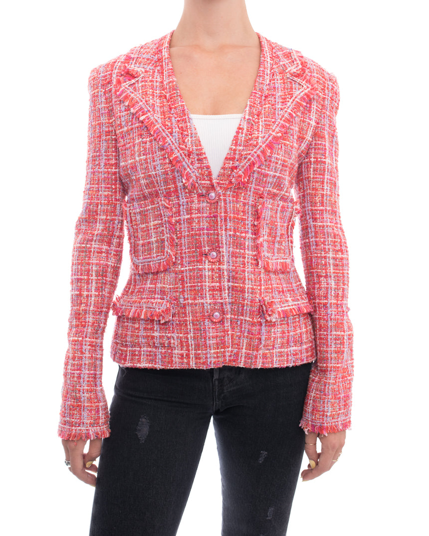 Chanel  Pink Tweed Jacket  VSP Consignment