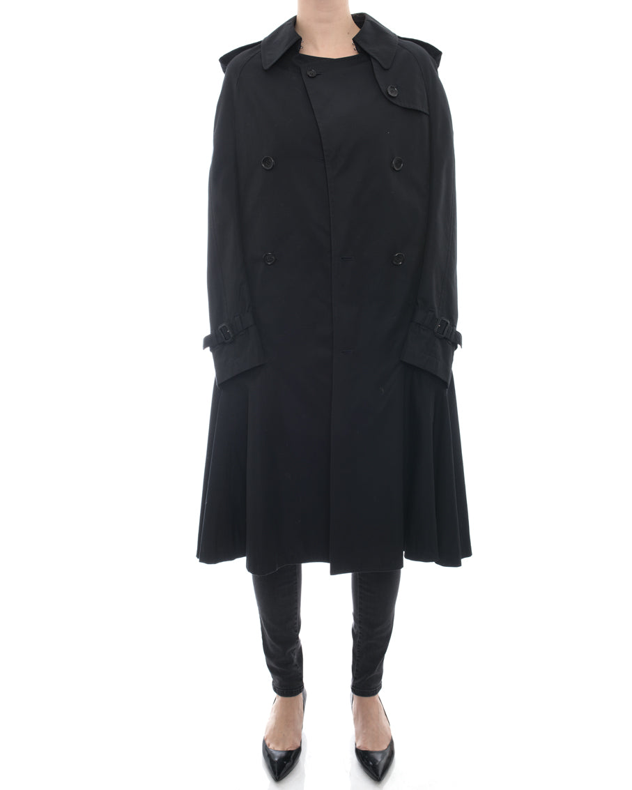 Junya Watanabe Comme des Garcons Navy Trench Coat Cape - 2 – I MISS YOU ...