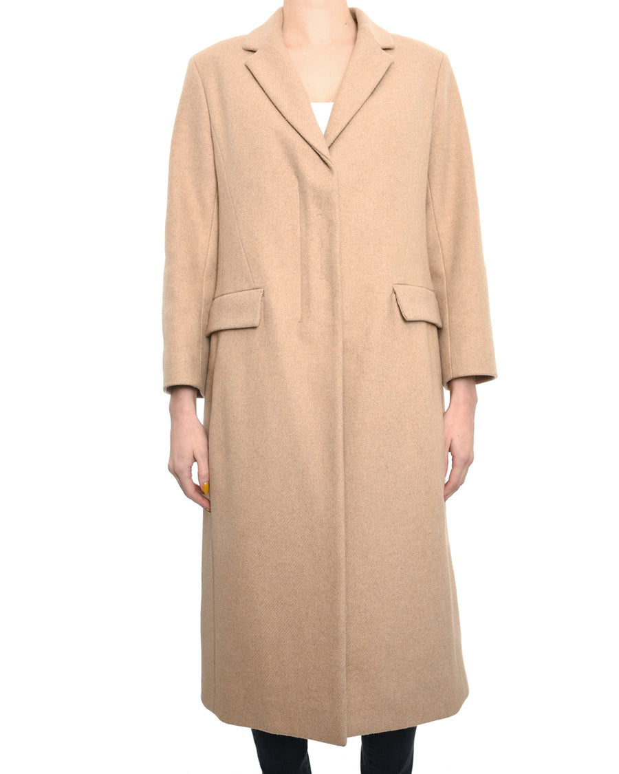 The Row “Jackson” Light Camel Color Long Wool Coat - 8 – I MISS YOU VINTAGE