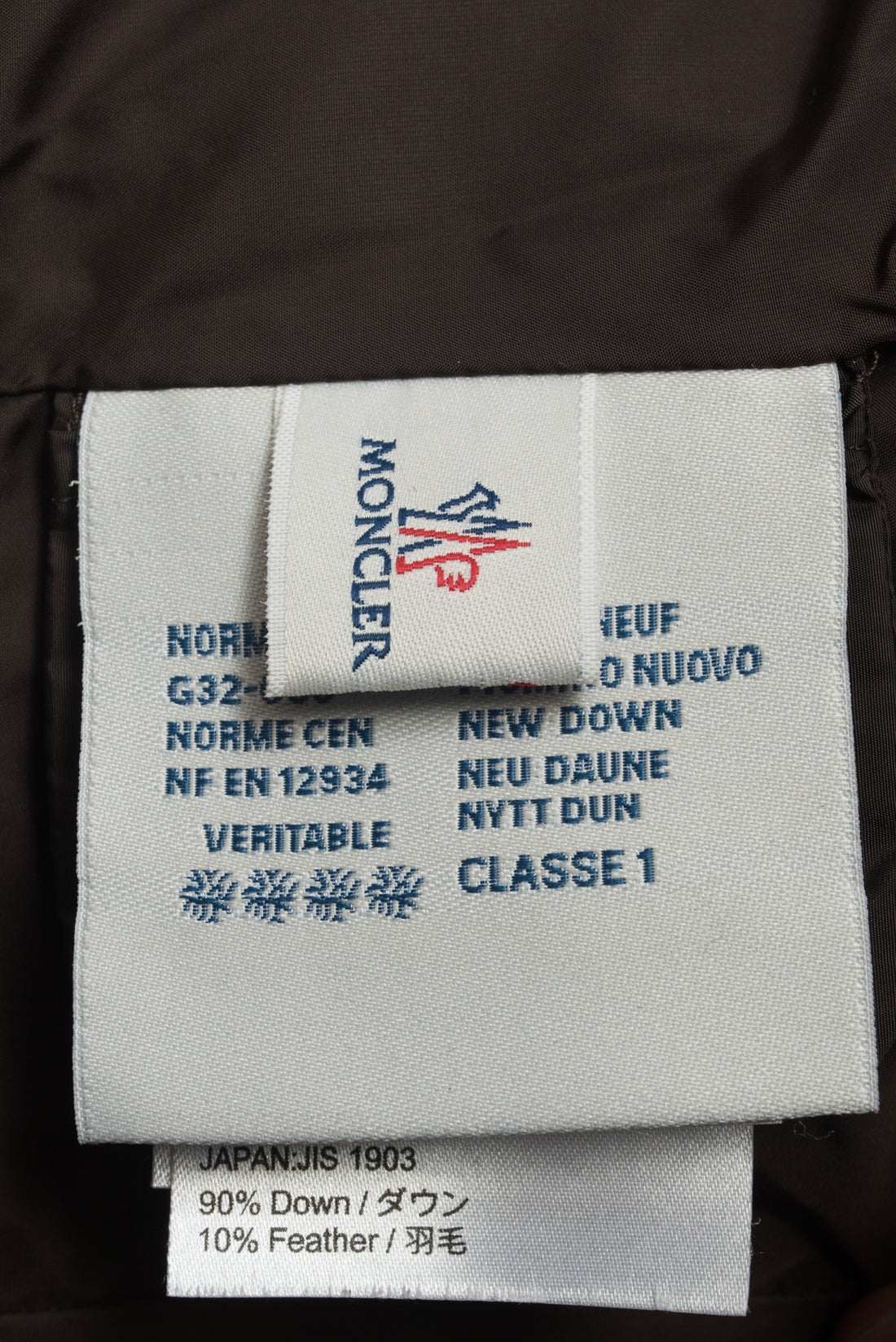 moncler jacket size conversion