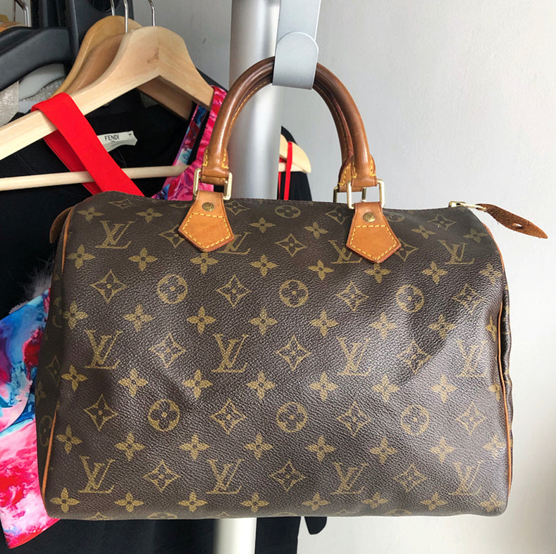 Louis Vuitton Monogram Canvas Speedy 30 Bag – I MISS YOU VINTAGE