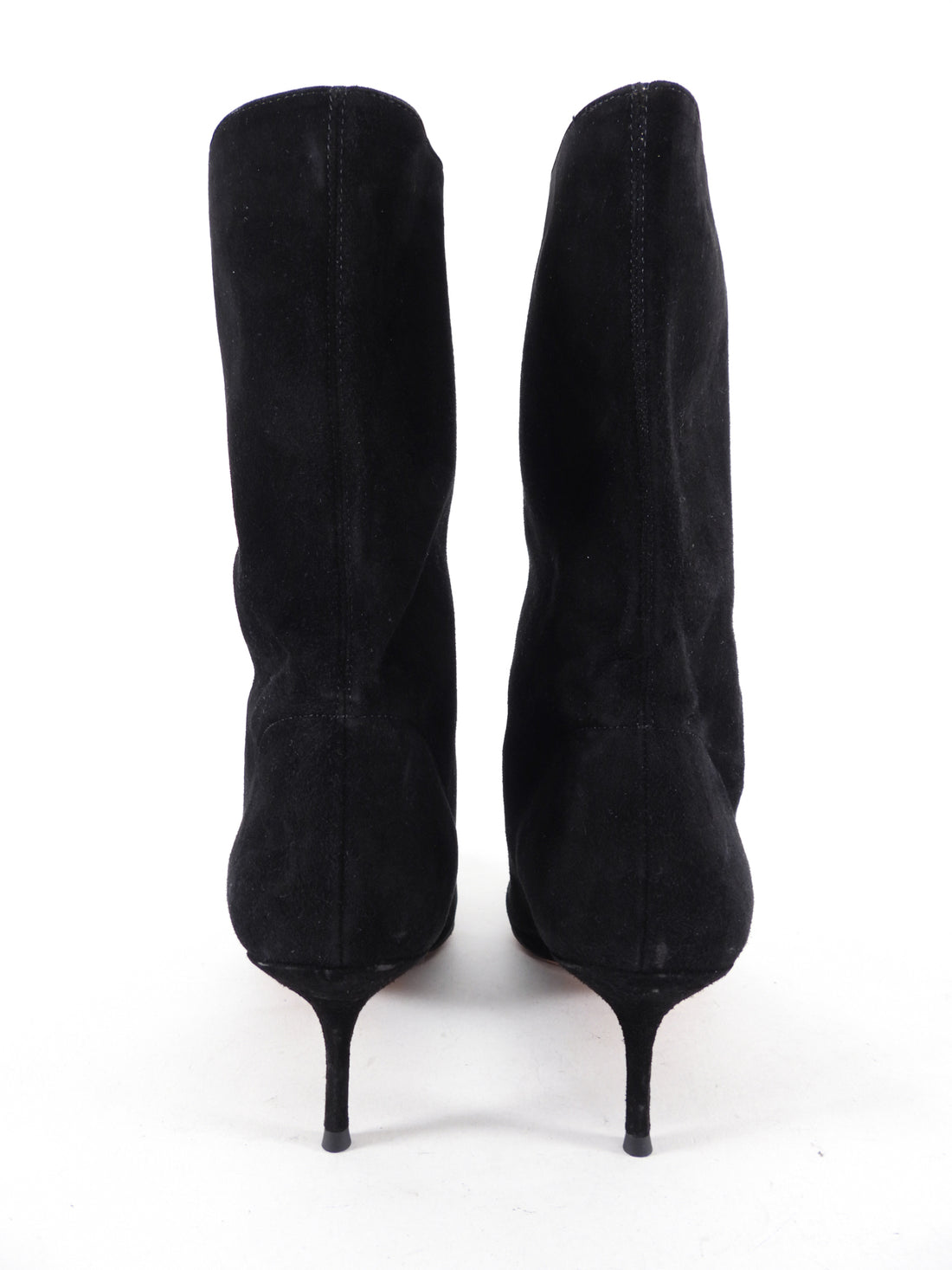 Aquazurra Black Suede Kitten Heel Ankle Boots - 39 / 8.5 – I MISS YOU ...