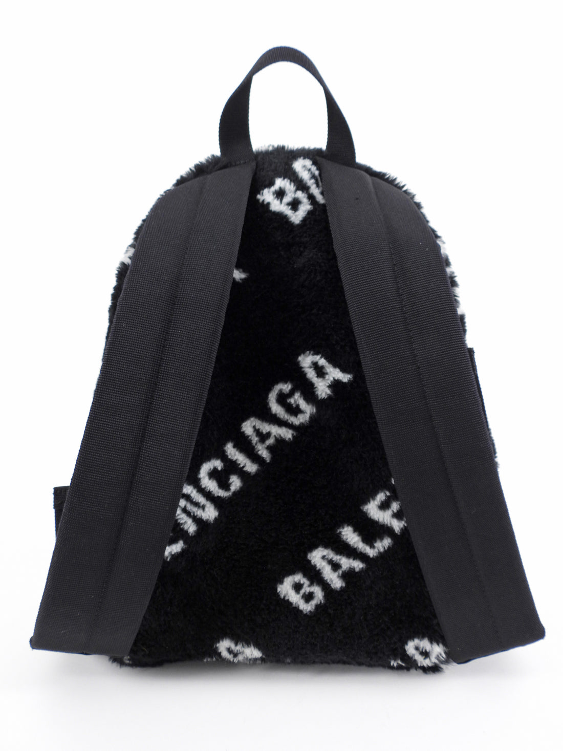 Balenciaga Everyday Logo Backpack in Faux Plush Fur – I MISS YOU VINTAGE