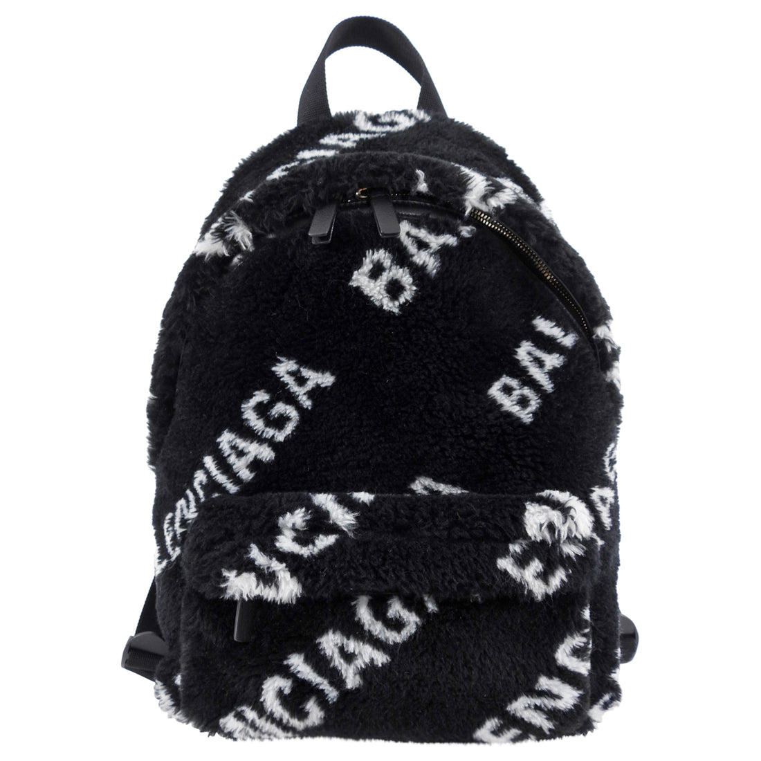 Balenciaga Everyday Logo Backpack in Faux Plush Fur – I MISS YOU VINTAGE