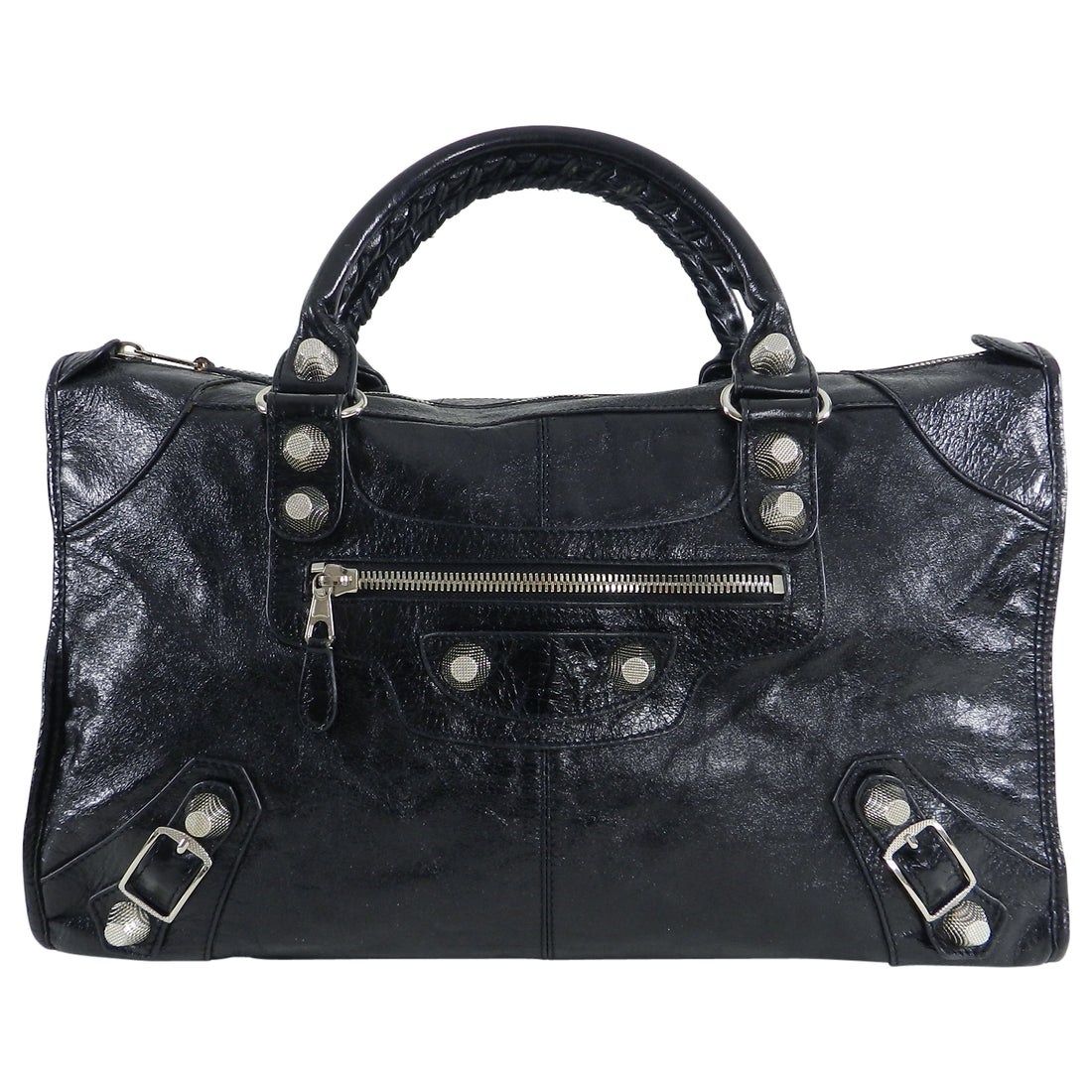 Work leather bag Balenciaga Black in Leather  18858602
