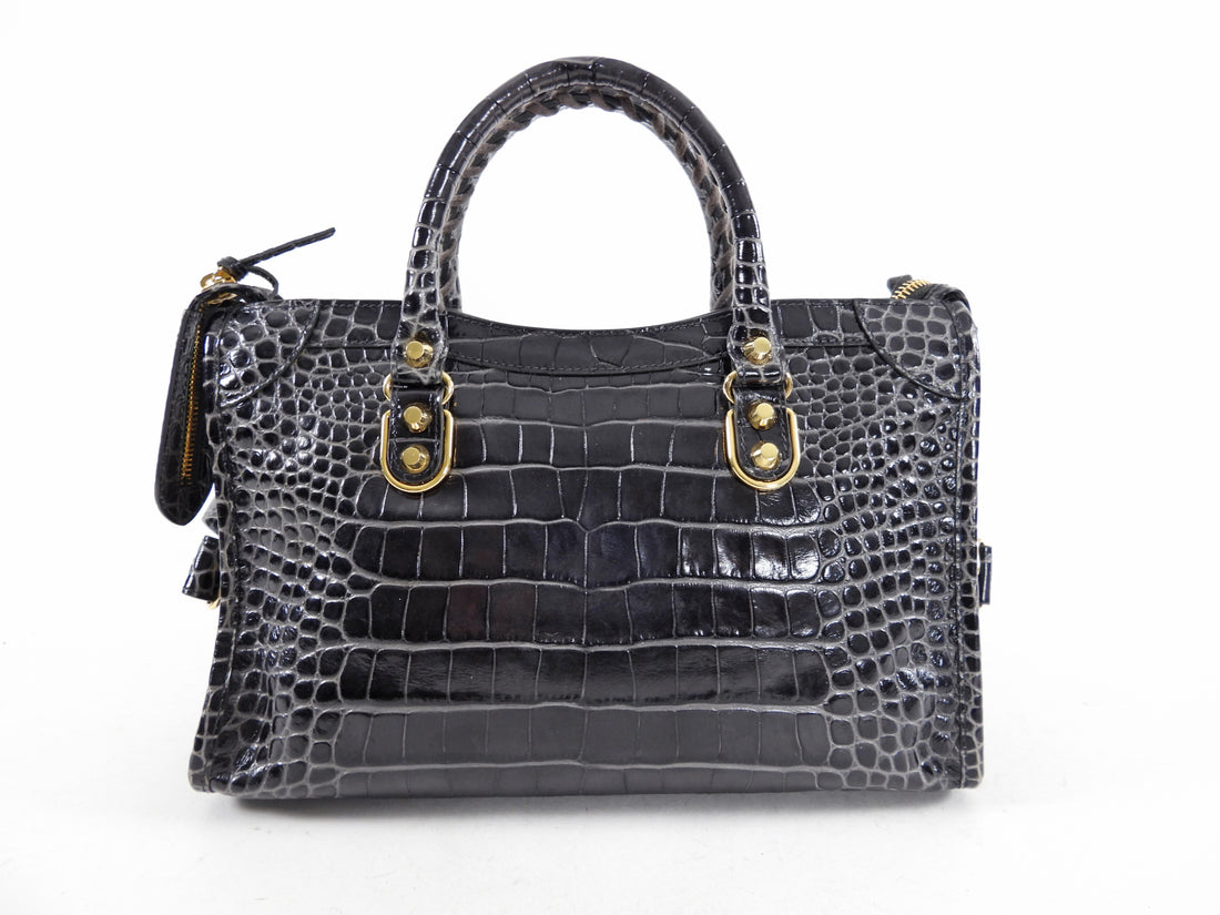 Balenciaga City bag Crocodile skin Luxury Bags  Wallets on Carousell