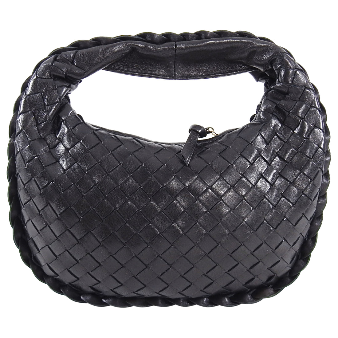 Bottega Veneta Vintage - Intrecciato Leather Crossbody Bag - Black Gold - Leather  Handbag - Luxury High Quality - Avvenice