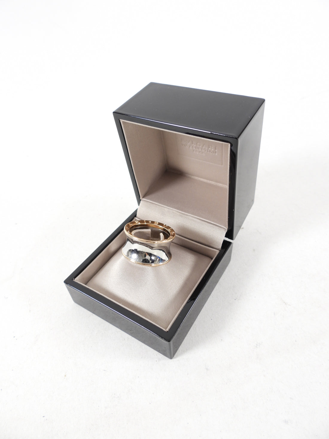 Bulgari B Zero 1 Anish Kapoor Stainless and 18k Rose Gold Ring - 9-1/4 – I  MISS YOU VINTAGE