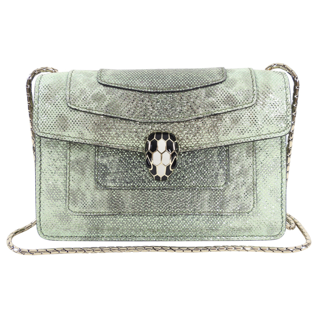 Bulgari Mini Metallic Green Serpenti Forever Crossbody Bag – I MISS YOU  VINTAGE