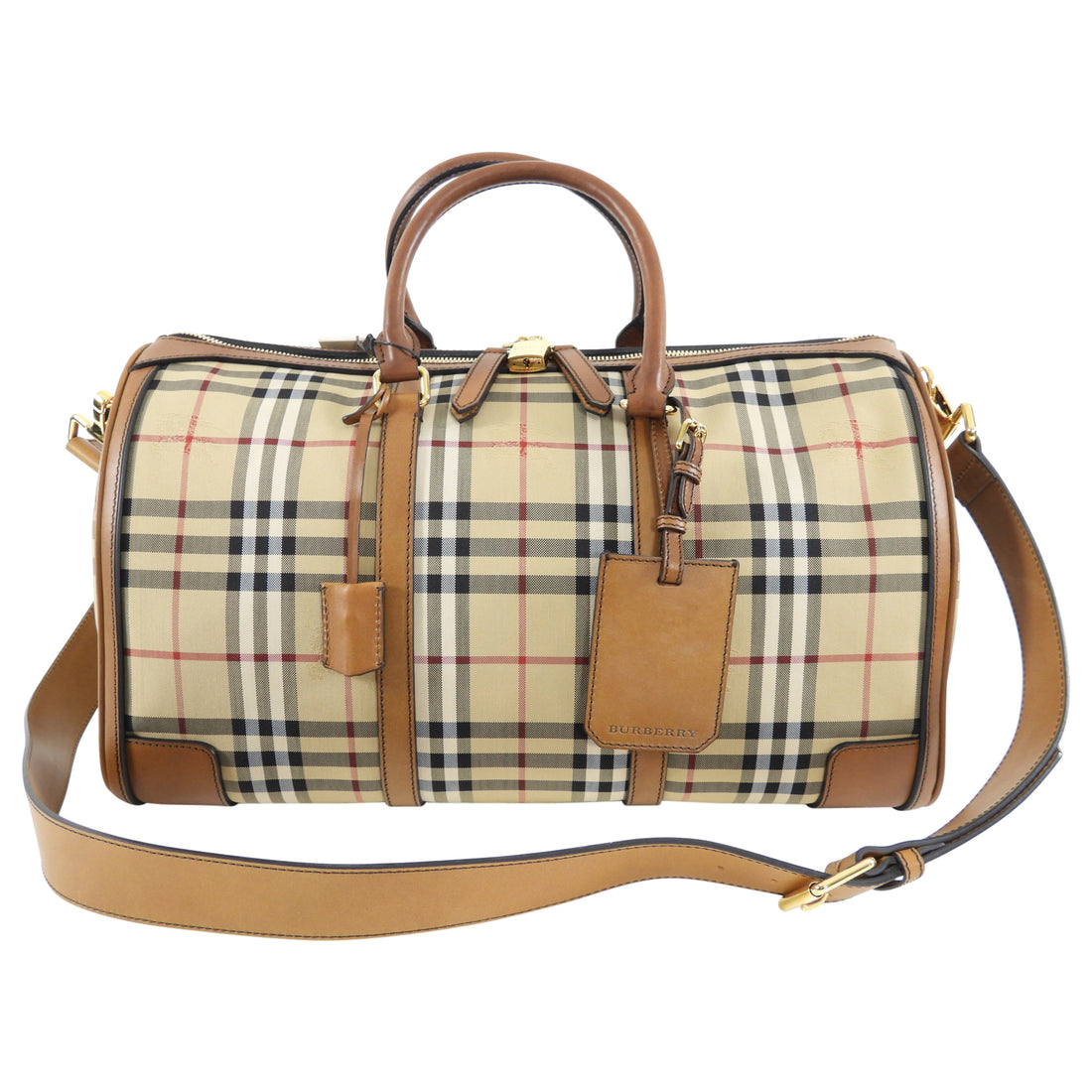Burberry Horseferry Check Large Alchester Holdall Duffle Bag – I MISS ...