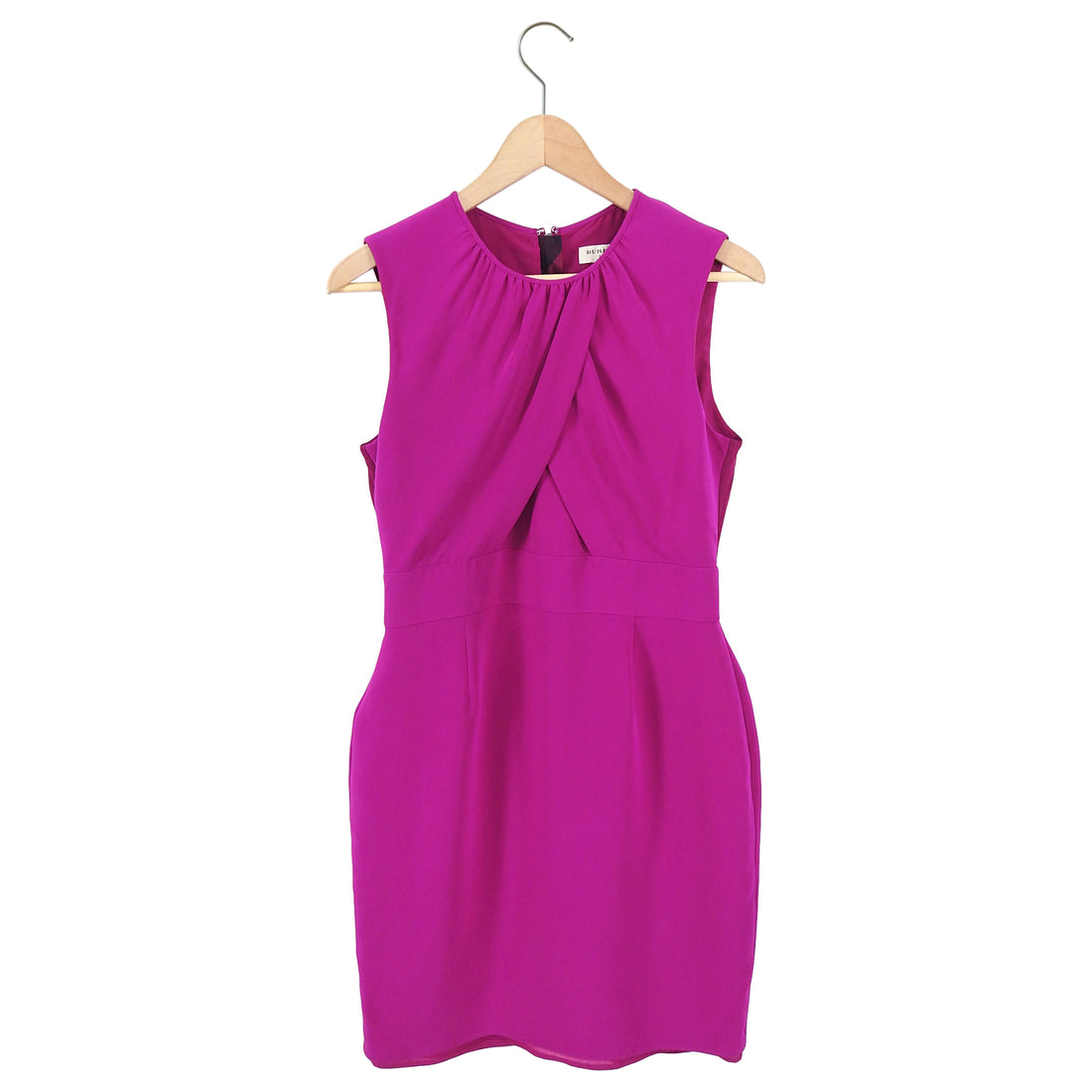 Burberry London Fuchsia Sleeveless Silk Wiggle Dress - USA 8 – I MISS YOU  VINTAGE