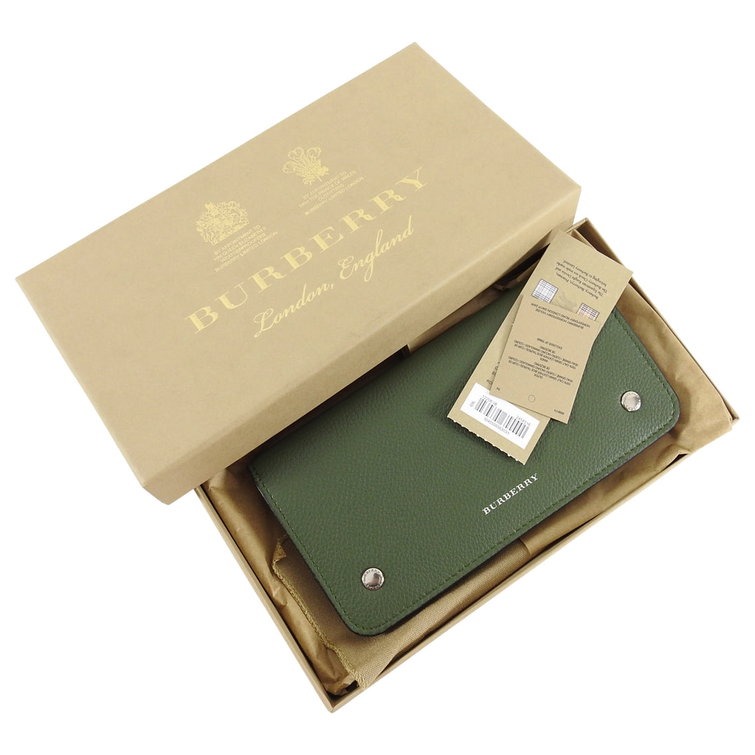 Burberry Olive Green Leather Phone Wallet – I MISS YOU VINTAGE