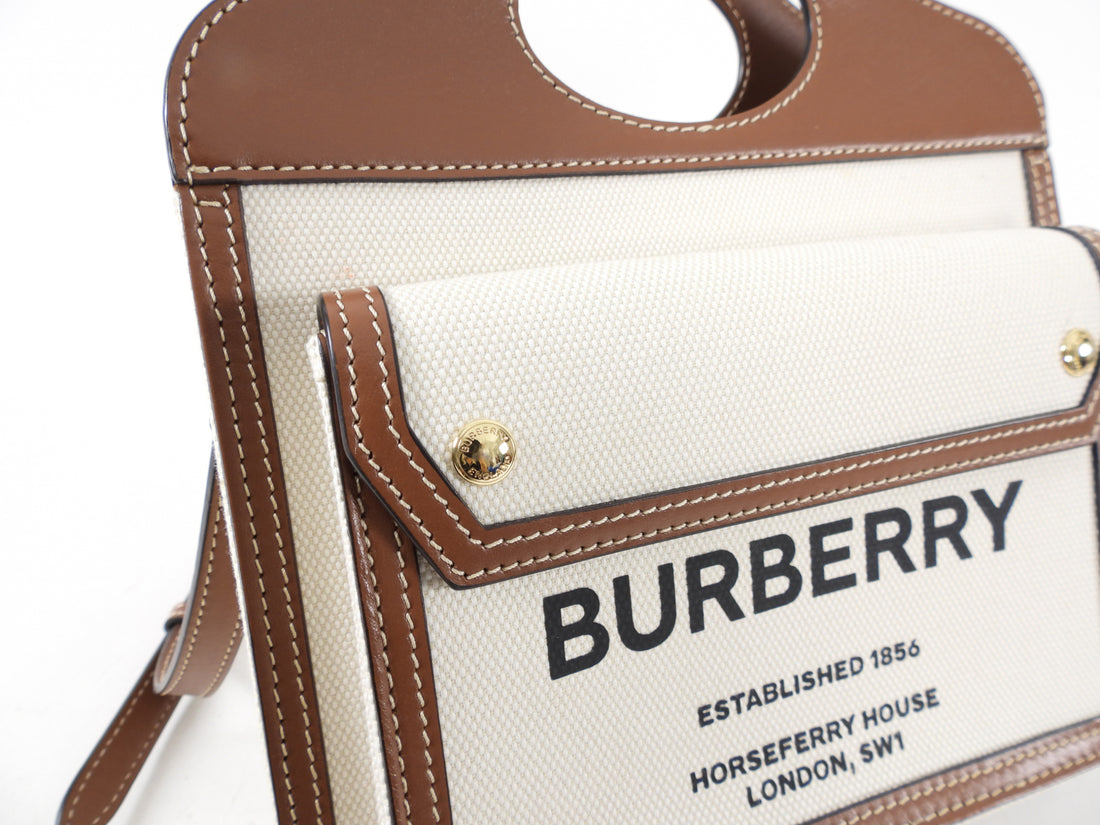 burberry canvas pocket bag