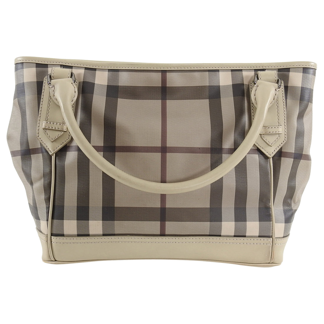 Burberry Smoked Check Coated Canvas Tote Bag – I MISS YOU VINTAGE