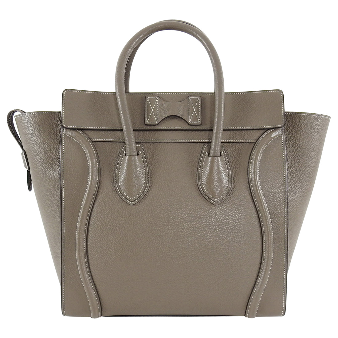 Celine Souris Taupe Mini Luggage Tote Bag – I MISS YOU VINTAGE