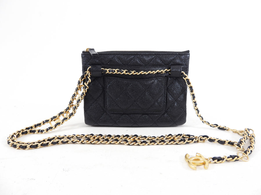 chanel belt chain bag