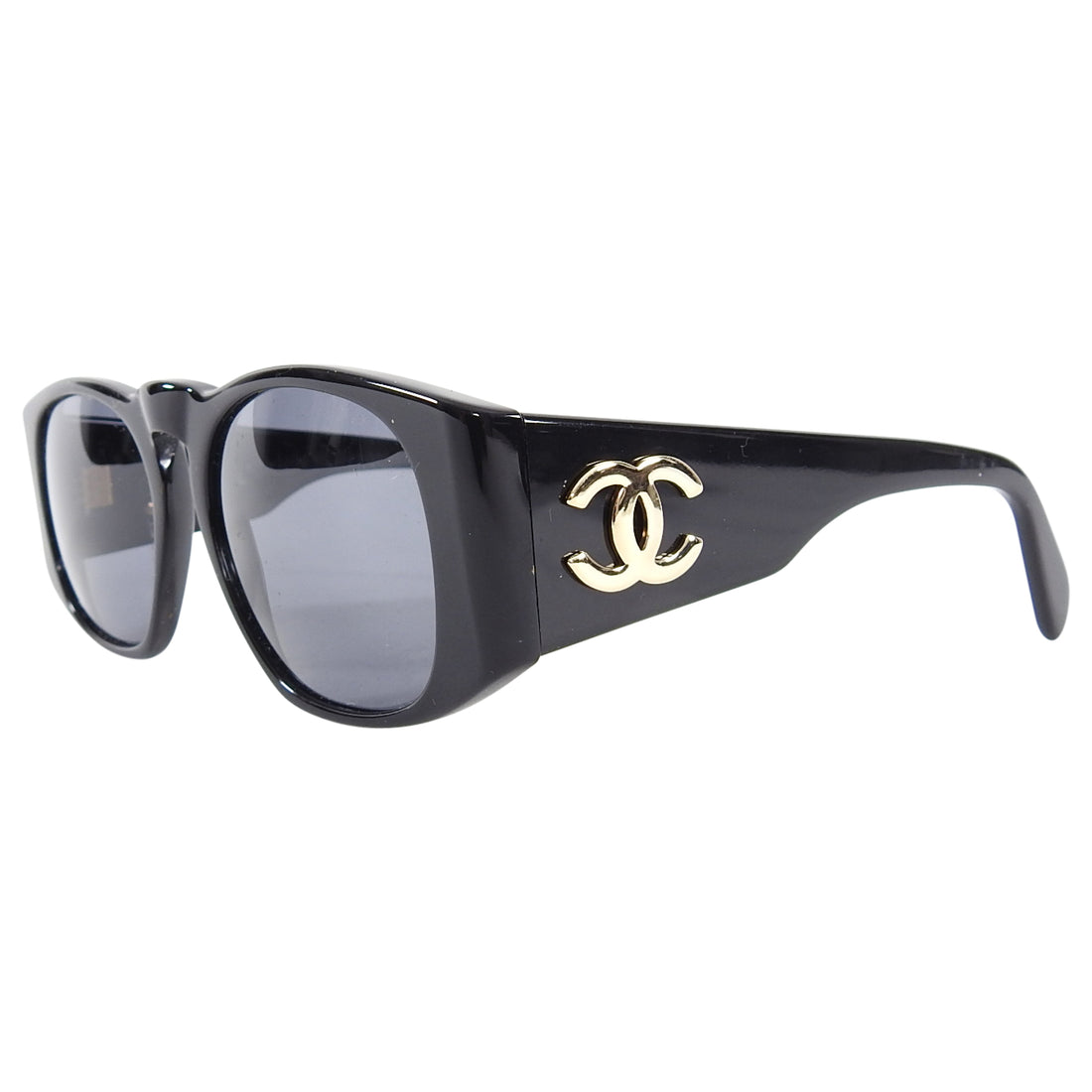 Chanel Vintage Classic Black CC Logo Sunglasses 0004 – I MISS YOU VINTAGE