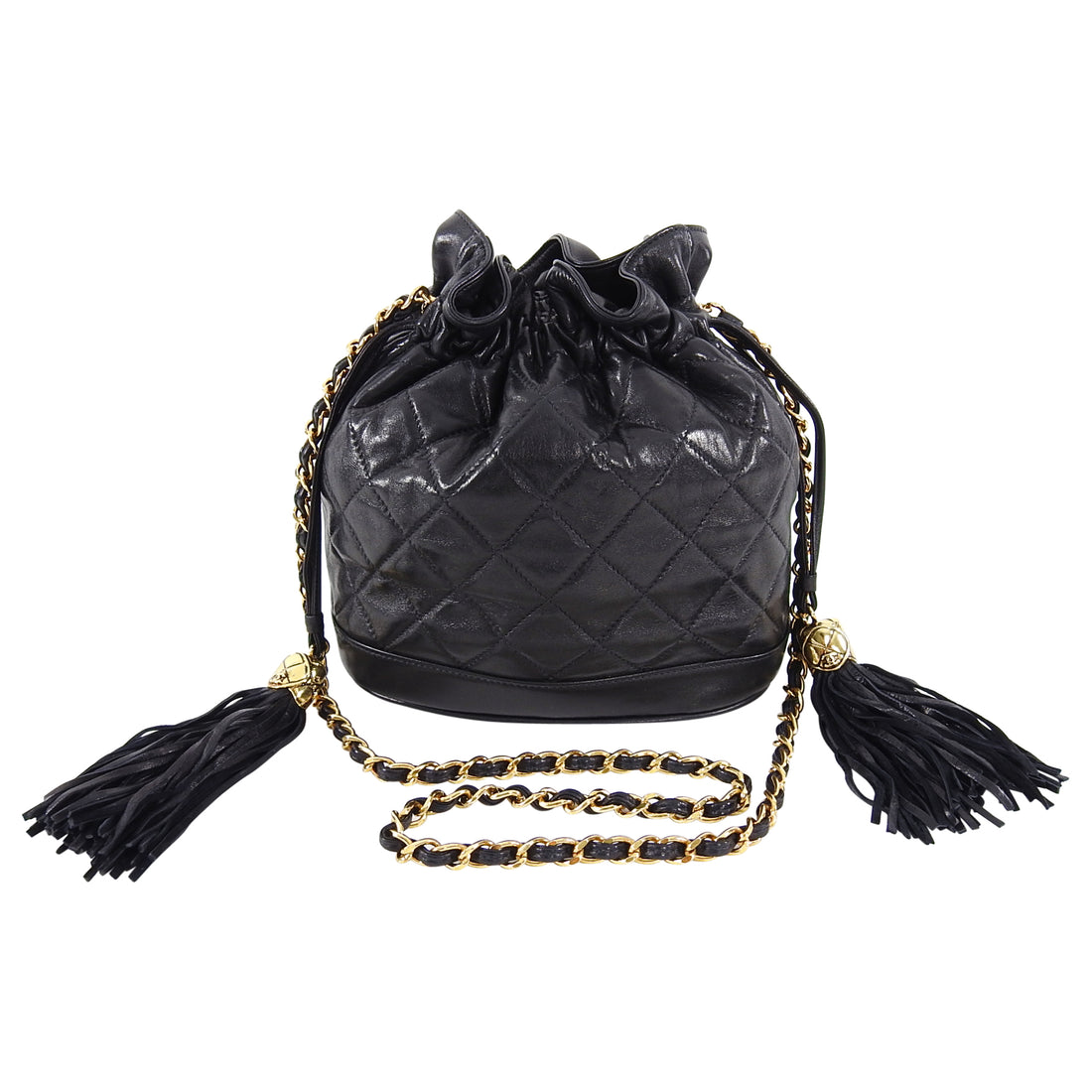 Chanel Coco Pleated Drawstring Bag  Bragmybag