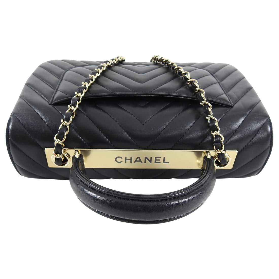 Chanel medium flap bag with top handle