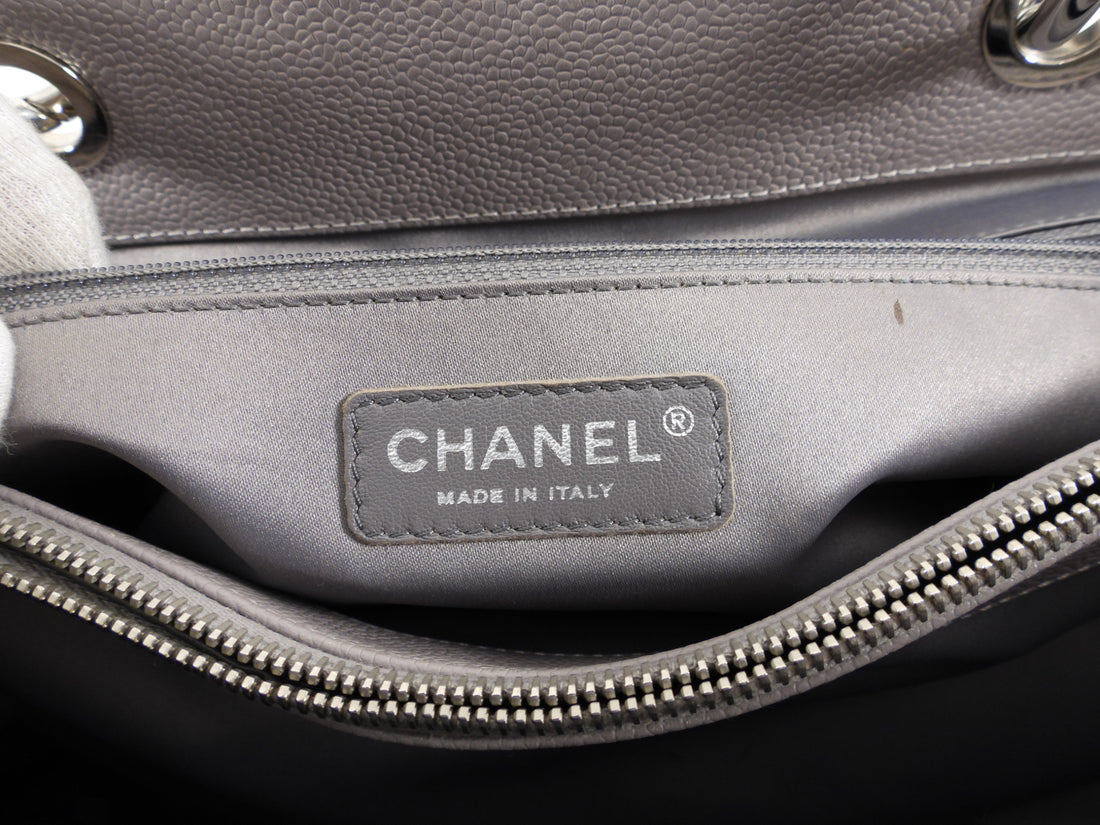 Chanel GST Grand Shopping Tote Grey Caviar XL – I MISS YOU VINTAGE