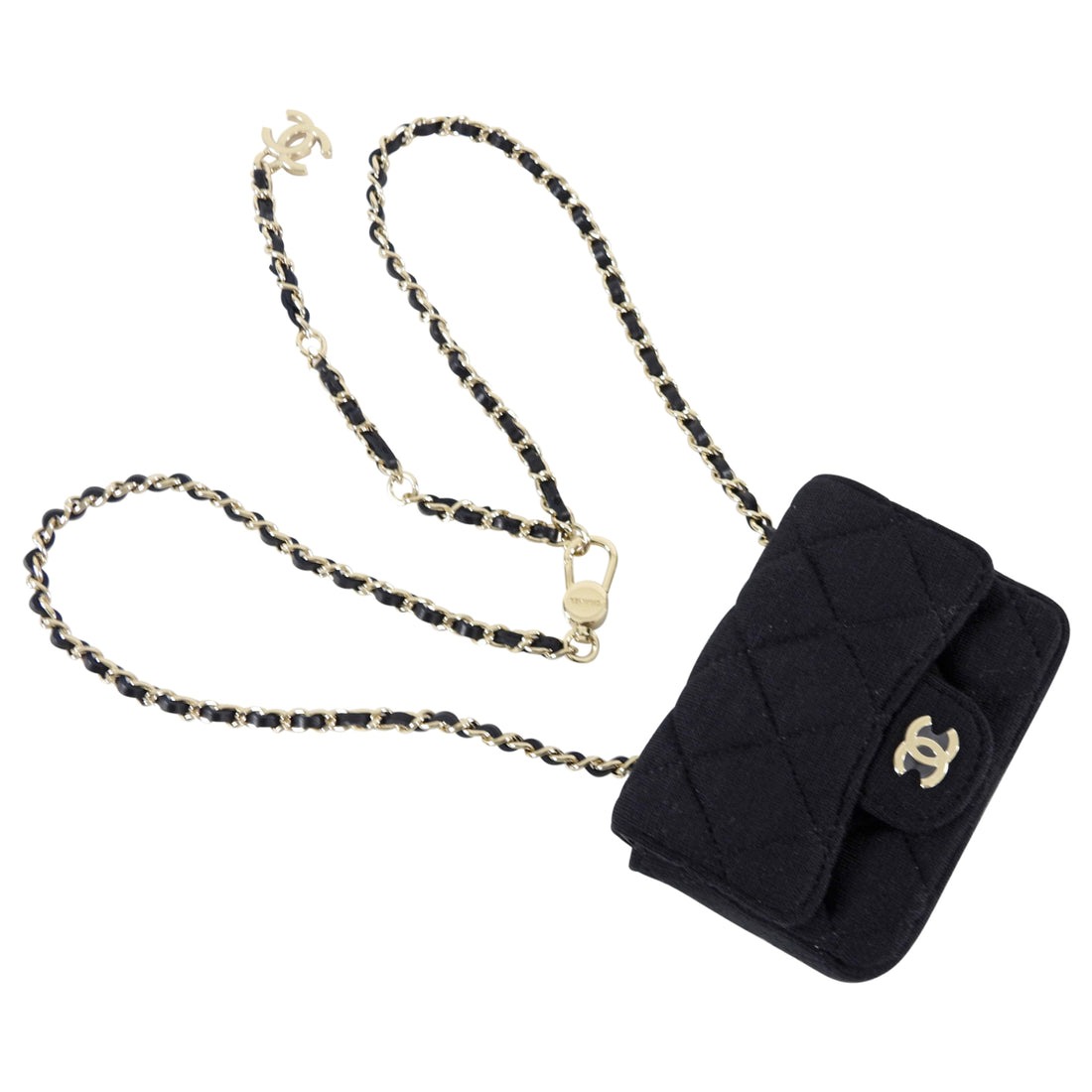 Chanel Black Quilted Caviar Leather Business Affinity Waist Belt Bag   myGemma  Item 117439