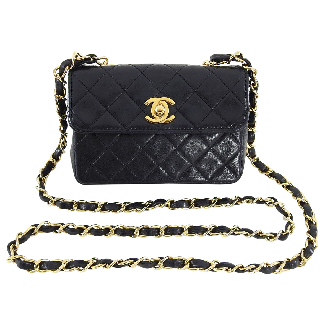 Chanel White Quilted Lambskin Rectangular Mini Classic Flap Bag  Madison  Avenue Couture