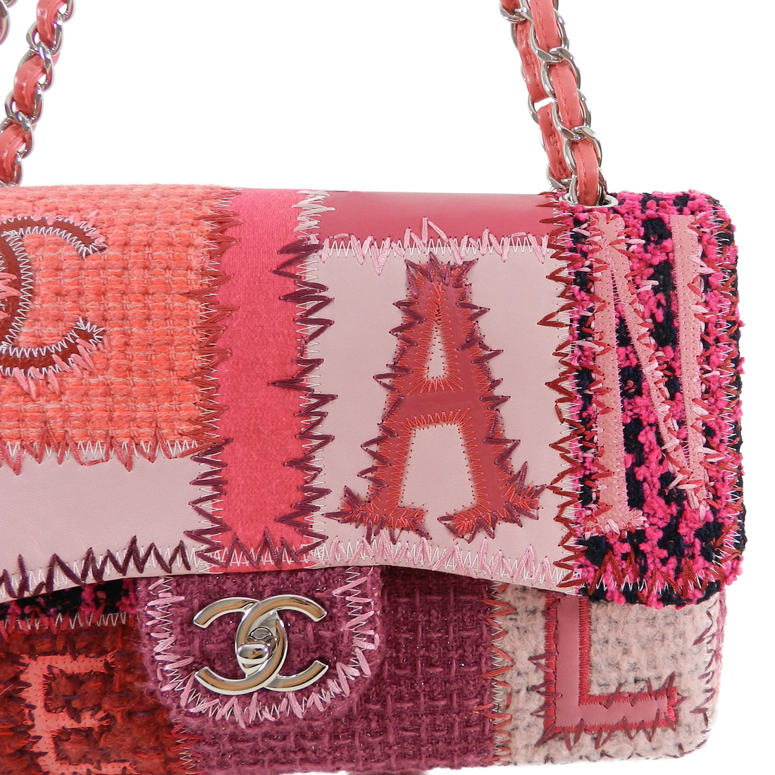 Chanel Pink Patchwork Bag