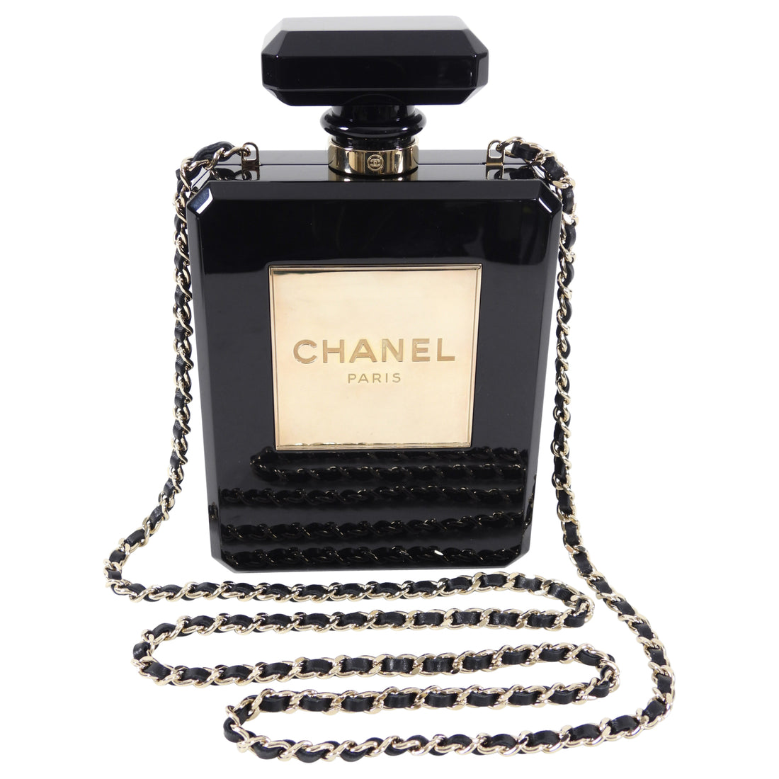 Chanel Evening Bag No 5 Perfume Bottle BlackGold  GB