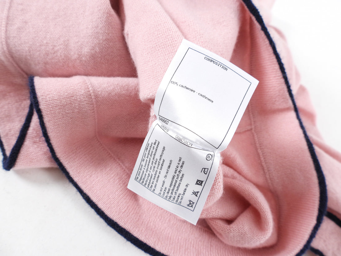 Chanel Knit Black Pink Cardigan Jacket MP504 CC 34 for sale online  eBay