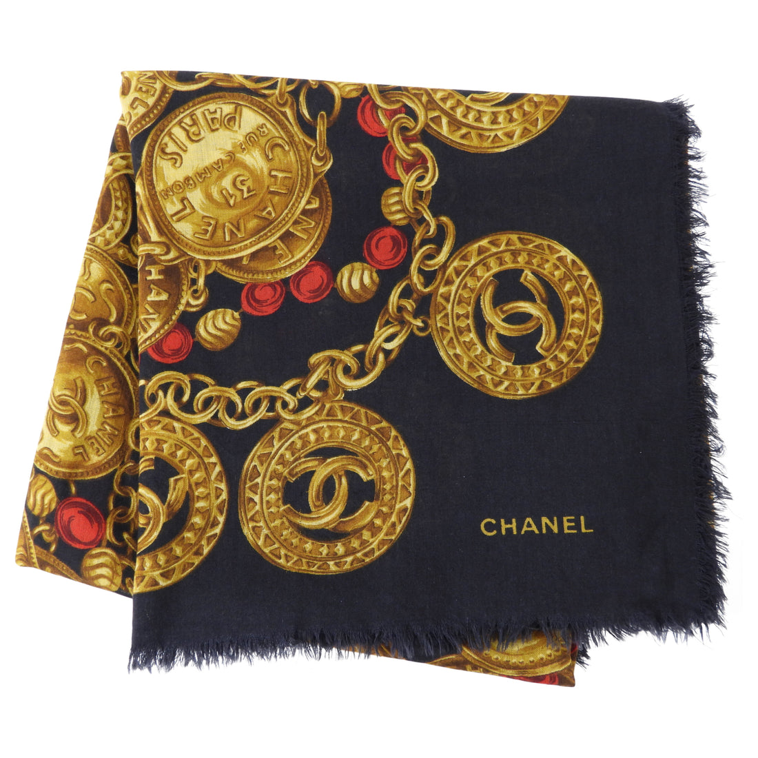 Vintage Chanel Silk Scarf  Urban Outfitters