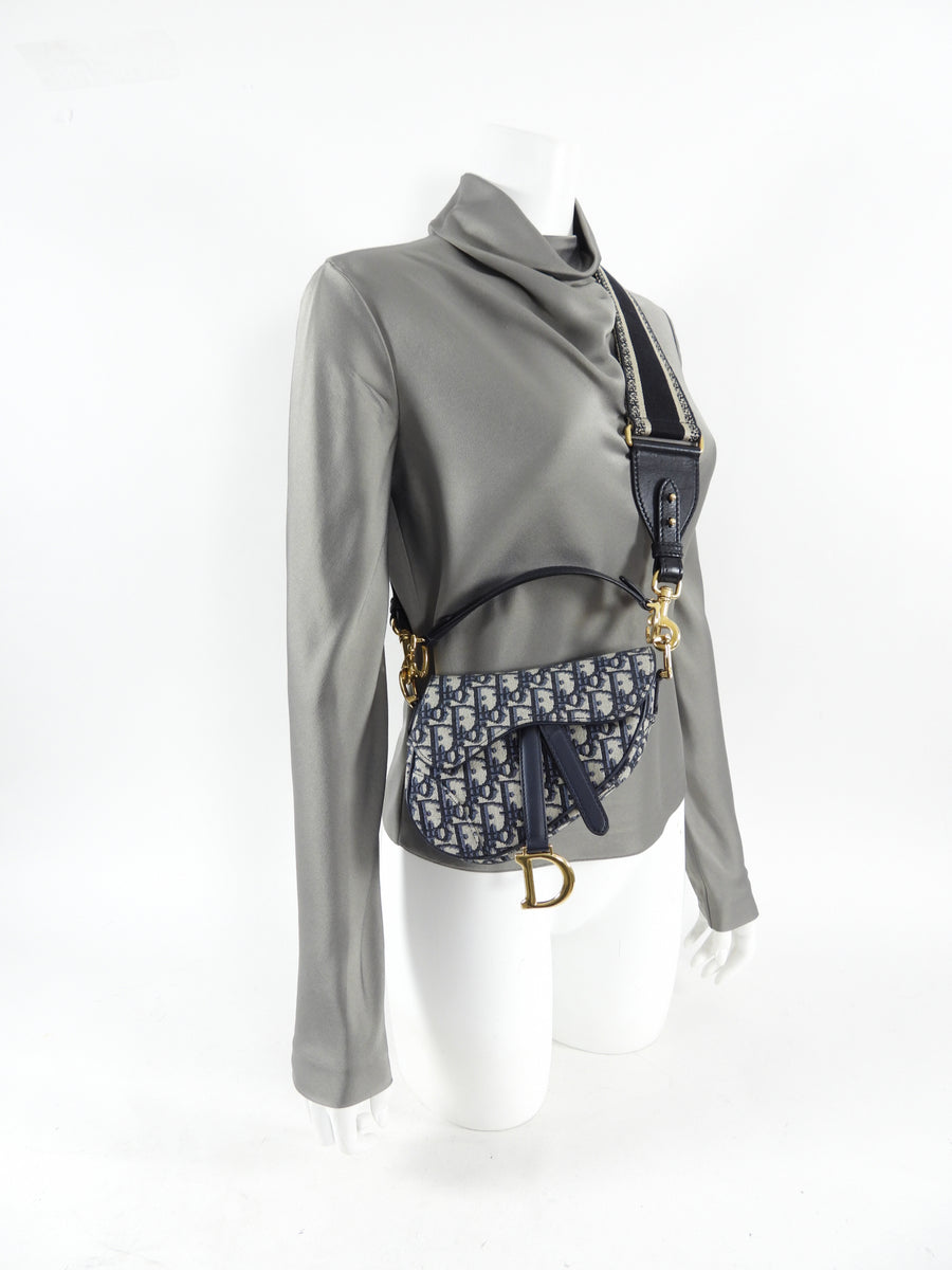 Dior Oblique Mini Saddle Bag  DESIGNER TAKEAWAY BY QUEEN OF LUXURY  BOUTIQUE INC