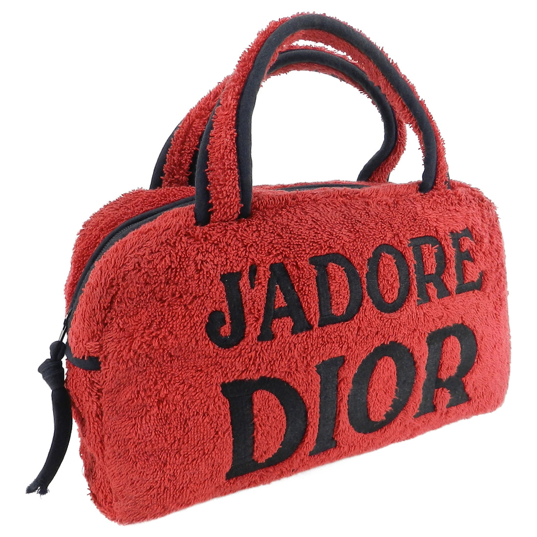 dior terry cloth bag