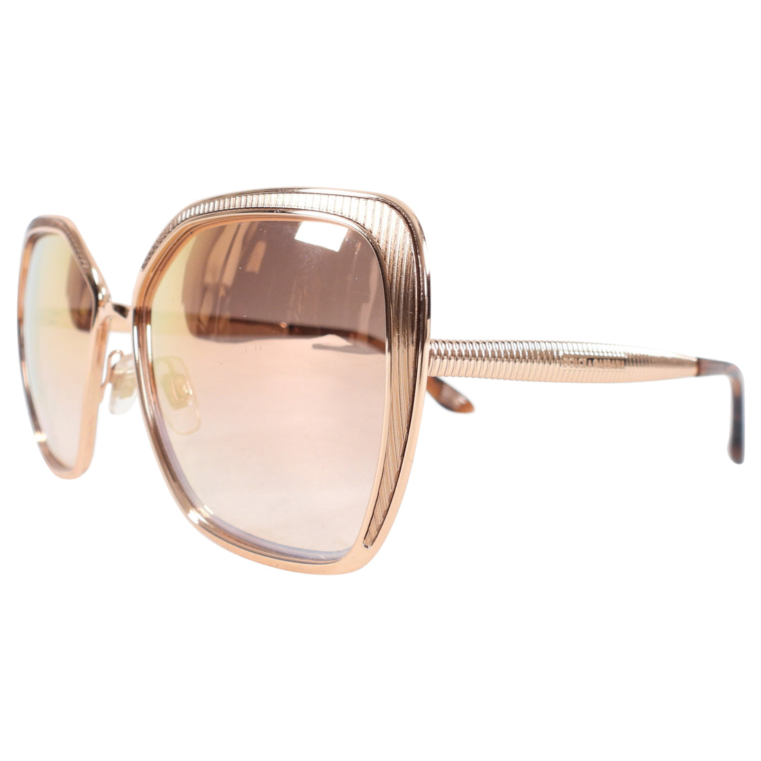 Dolce & Gabbana Rose Gold Square Oversized Mirror Sunglasses – I MISS YOU  VINTAGE