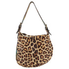 Fendi Vintage Early 2000’s Leopard Calf Hair and Zucca Oyster Bag – I ...