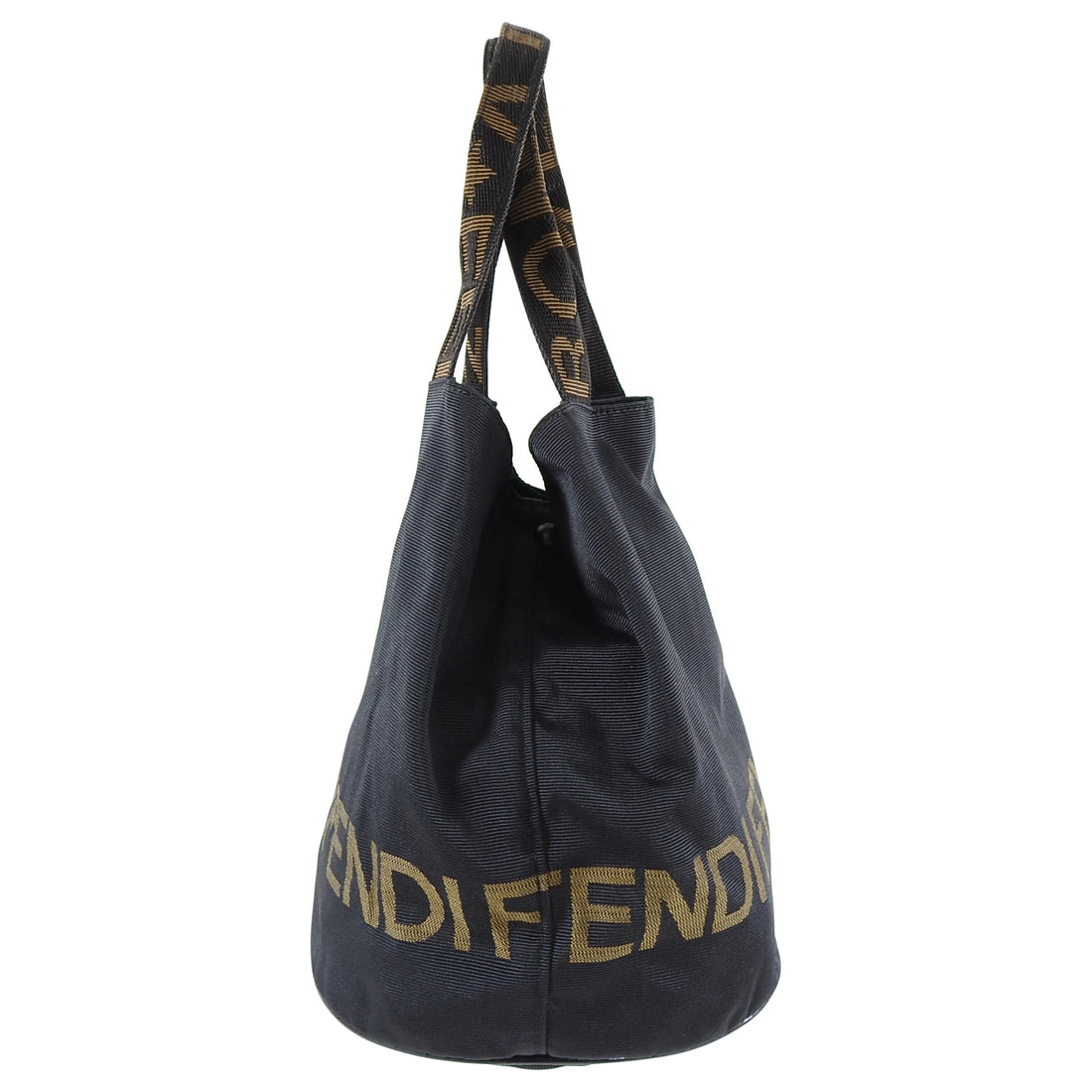 Fendi Vintage Black Nylon Zucca Logo Bucket Bag – I MISS YOU VINTAGE
