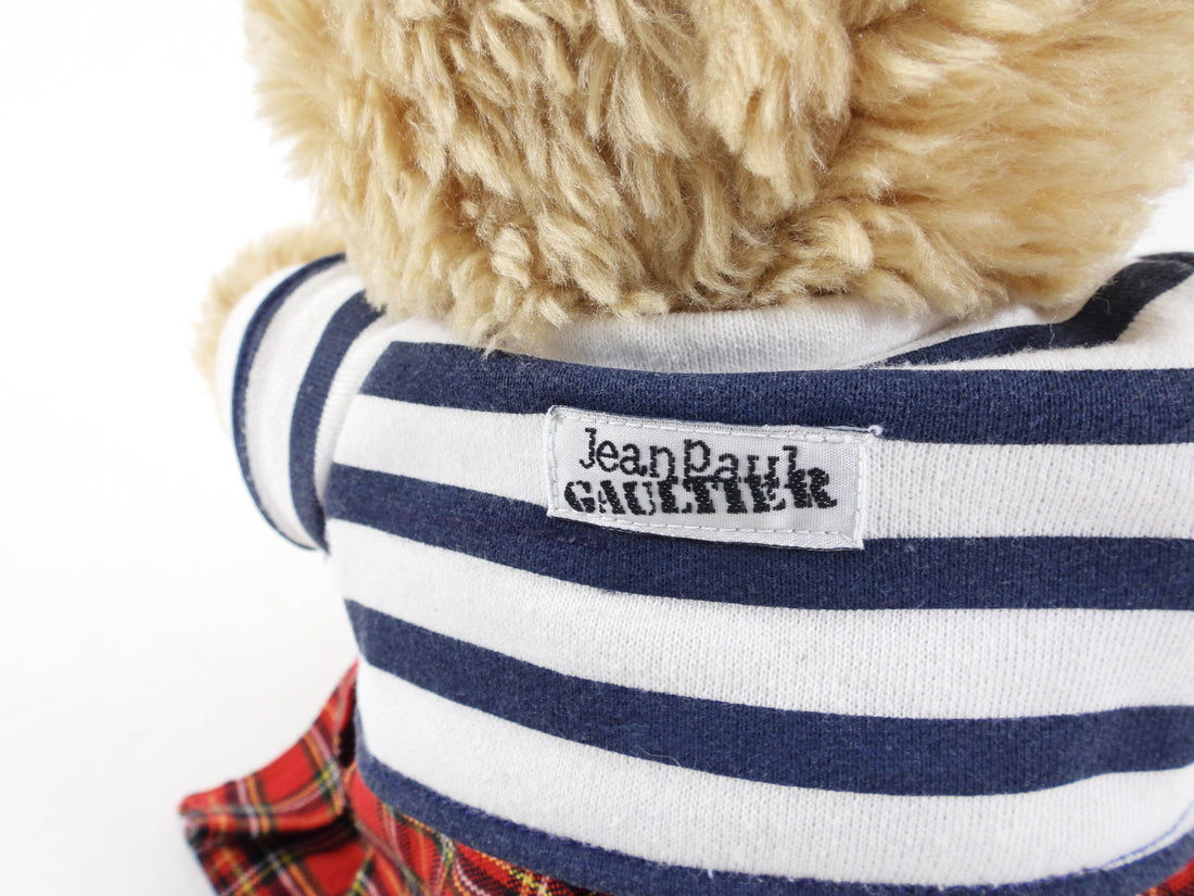 Jean Paul Gaultier Teddy Bear with Striped T-Shirt – I MISS YOU